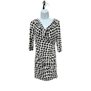 Classic houndstooth dress  4
